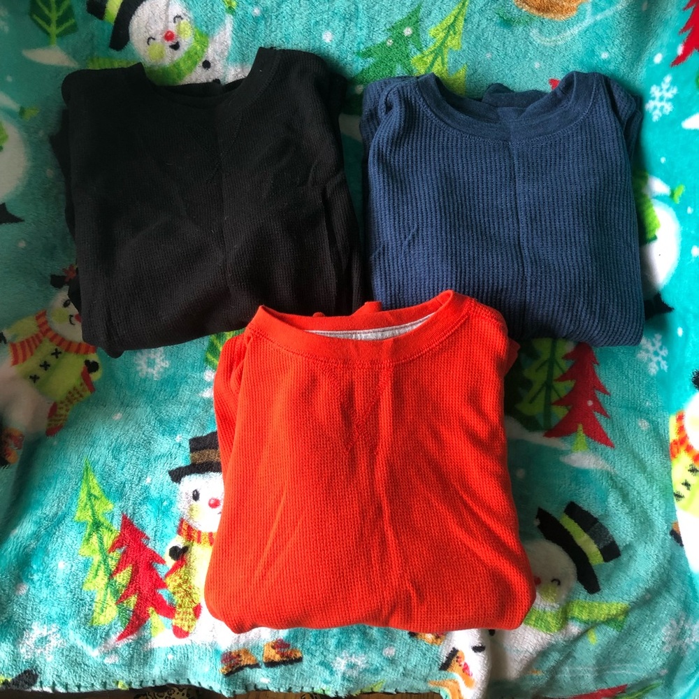 3 boys long sleeve shirts